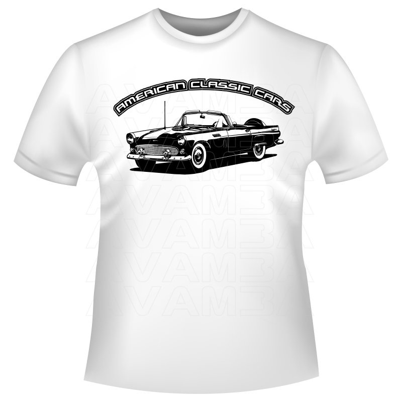 T-shirt ford thunderbird #9