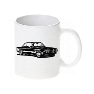 BMW E9 Coup Tasse / Keramikbecher m. Aufdruck