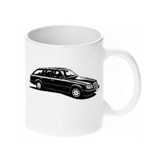 Mercedes Benz W124/S124 T-Modell 200 - 500  (84-93) Version 2 - Tasse / Keramikbecher m. Aufdruck