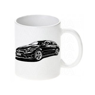 Mercedes CLA Shooting Break (Baureihe 117)  - Tasse / Keramikbecher m. Aufdruck