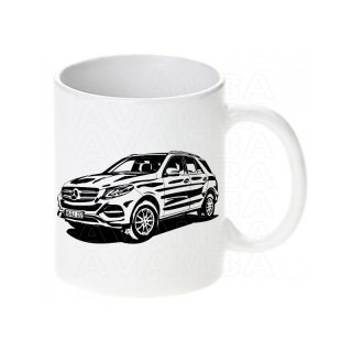 Mercedes GLE Coupe C292 (2015 - 2018) Tasse / Keramikbecher m. Aufdruck