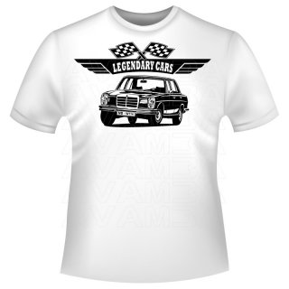 Mercedes Strich Acht /8 W114 W115 Limo V2  T-Shirt / Kapuzenpullover (Hoodie)