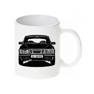 Saab 900 Turbo (1978-1998) -  Tasse / Keramikbecher m. Aufdruck