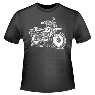 Yamaha XT 500 (1976 - 1989) T-Shirt / Kapuzenpullover (Hoodie)