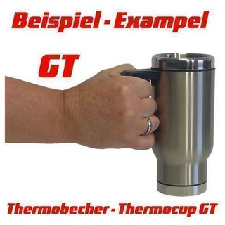 BMW E24 628 630 635 Cs V3 (1975-1989)  Thermobecher Edelstahl, handbedruckt Automobilgrafik mit (with) Racingflags/Text Thermobecher GT (ca. 550 ml)