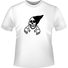 Schdel/Totenkopf Shirt Totenkopf mit Mtze