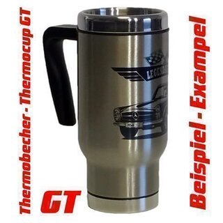 Dodge Ram 1500  Thermobecher Edelstahl, handbedruckt Automobilgrafik ohne (without) Racingflags/Text Thermobecher GT (ca. 550 ml)