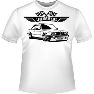 BMW 323 i  325 e (E30)  1987 - 1991  T-Shirt / Kapuzenpullover (Hoodie)