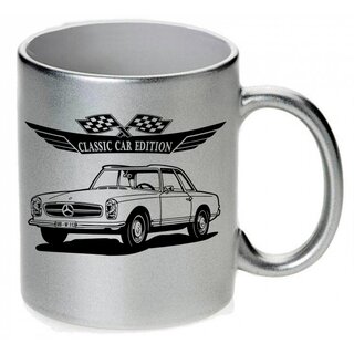 Mercedes W113 Pagode Version4  230 SL 250 SL 280 SL -  Tasse / Keramikbecher m. Aufdruck