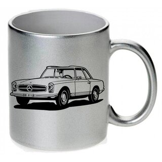 Mercedes W113 Pagode Version4  230 SL 250 SL 280 SL -  Tasse / Keramikbecher m. Aufdruck