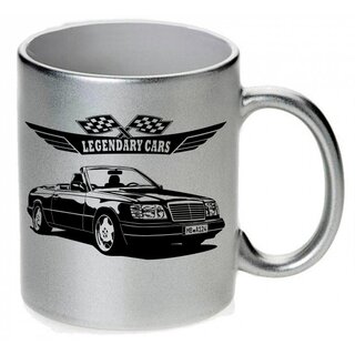 Mercedes Benz W124 Cabriolet A124  (91-97)  - Tasse / Keramikbecher m. Aufdruck