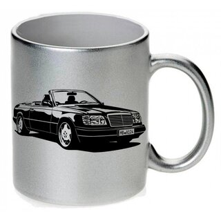 Mercedes Benz W124 Cabriolet A124  (91-97)  - Tasse / Keramikbecher m. Aufdruck