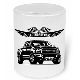 Ford F 150 Raptor (ab 2018)  Moneybox / Spardose mit Aufdruck