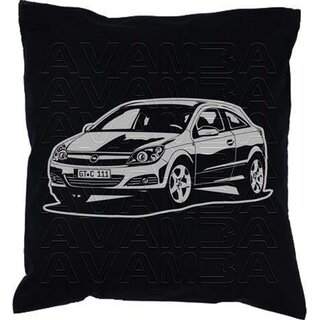 OPEL Astra H GTC   (2006 - 2010)  - Car-Art-Kissen / Car-Art-Pillow