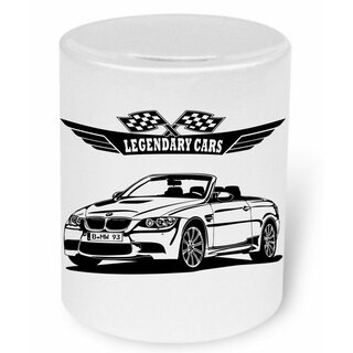 BMW 3er Cabrio E93  (2007 - 2010) Moneybox / Spardose mit Aufdruck