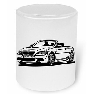 BMW 3er Cabrio E93  (2007 - 2010) Moneybox / Spardose mit Aufdruck