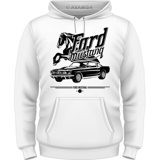 Ford Mustang Fastback 1967 Hommage  T-Shirt / Kapuzenpullover (Hoodie)