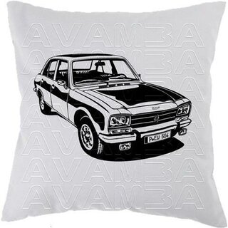 Peugeot 504 Limousine (1968 - 1983) Car-Art-Kissen / Car-Art-Pillow