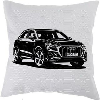 Audi Q3 (Typ F3 ab 2018) Car-Art-Kissen / Car-Art-Pillow