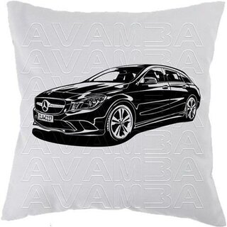 Mercedes CLA Shooting Break (Baureihe 117)  Car-Art-Kissen / Car-Art-Pillow