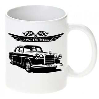 Mercedes W110 Heckflosse (2) (1961 - 1968) - Tasse / Keramikbecher m. Aufdruck