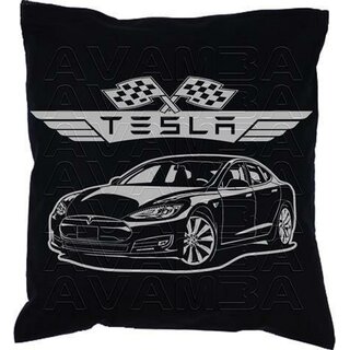 TESLA Model S Car-Art-Kissen / Car-Art-Pillow - AVAMBA SHOP - die sch