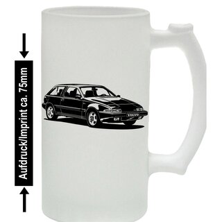 Volvo 480 ES (1987 - 1995)  Bierkrug / Beermug m. Aufdruck