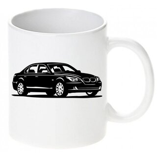 BMW 5er E60 520i - 550i M5 Version 2  (2003 -2010)  Tasse / Keramikbecher m. Aufdruck