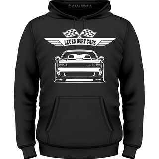 Dodge Challenger SRT Hellcat Front  T-Shirt / Kapuzenpullover (Hoodie)