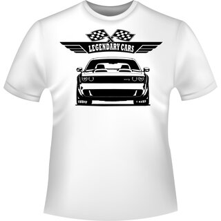 Dodge Challenger SRT Hellcat Front  T-Shirt / Kapuzenpullover (Hoodie)