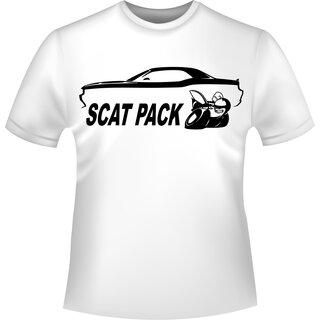 Dodge Challenger Scat Pack ArtDesign  T-Shirt / Kapuzenpullover (Hoodie)