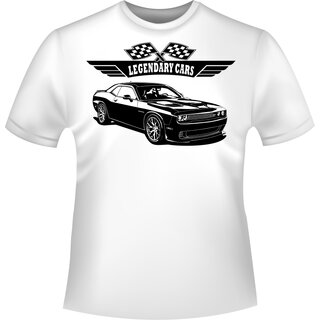 Dodge Challenger SRT Hellcat Sideview  T-Shirt / Kapuzenpullover (Hoodie)