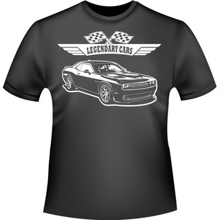 Dodge Challenger SRT Hellcat Sideview  T-Shirt / Kapuzenpullover (Hoodie)