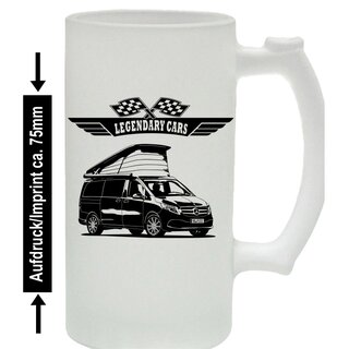 Mercedes V Klasse  Marco Polo Westfalia  Bierkrug / Beermug m. Aufdruck