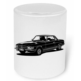 Mercedes Benz 280 - 500 SLC  Coupe W107 / C107  Version2   (1971 - 1989) - Moneybox / Spardose mit Aufdruck