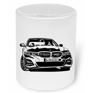 BMW 3er G20 / G21 Front  Moneybox / Spardose mit Aufdruck