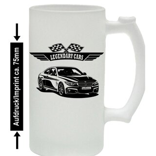 BMW 4er F32 Coupe (Ver3)  Bierkrug / Beermug m. Aufdruck