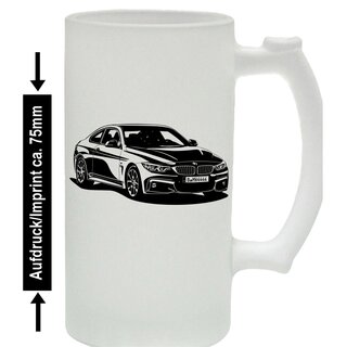 BMW 4er F32 Coupe (Ver3)  Bierkrug / Beermug m. Aufdruck