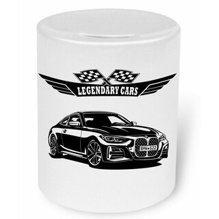 BMW 4er 2.Gen. (G22)  Moneybox / Spardose mit Aufdruck