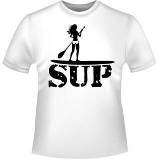 SUP Woman 2 Stand up paddling T-Shirt/Kapuzenpullover (Hoodie)