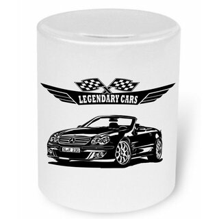 Mercedes Benz SL R230 (2001-2011) Moneybox / Spardose mit Aufdruck