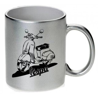 Vespa 2 Motorroller Tasse / Keramikbecher m. Aufdruck