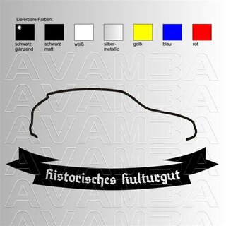 Opel Astra F Silhouette Historisches Kulturgut - AVAMBA SHOP - die sc