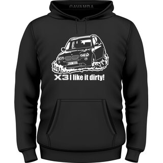 BMW X3 Offroad  T-Shirt / Kapuzenpullover (Hoodie)