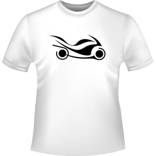 Motorrad Racingbike ArtStyle T-Shirt/Kapuzenpullover (Hoodie)