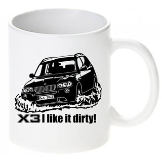 BMW X3 Offroad  Tasse / Keramikbecher m. Aufdruck