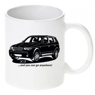 BMW X3 Tasse / Keramikbecher m. Aufdruck