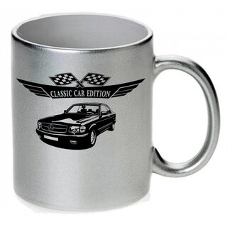 Mercedes Benz 380 SEC 420 SEC 500 SEC  (C126; 1981-1991)- Tasse / Keramikbecher m. Aufdruck