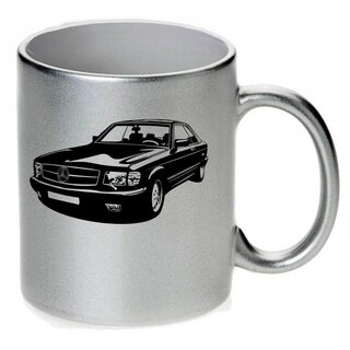 Mercedes Benz 380 SEC 420 SEC 500 SEC  (C126; 1981-1991)- Tasse / Keramikbecher m. Aufdruck