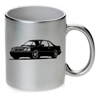 Mercedes Benz W124 C124 Coup Coupe 200 - 500  (84-93) - Tasse / Keramikbecher m. Aufdruck